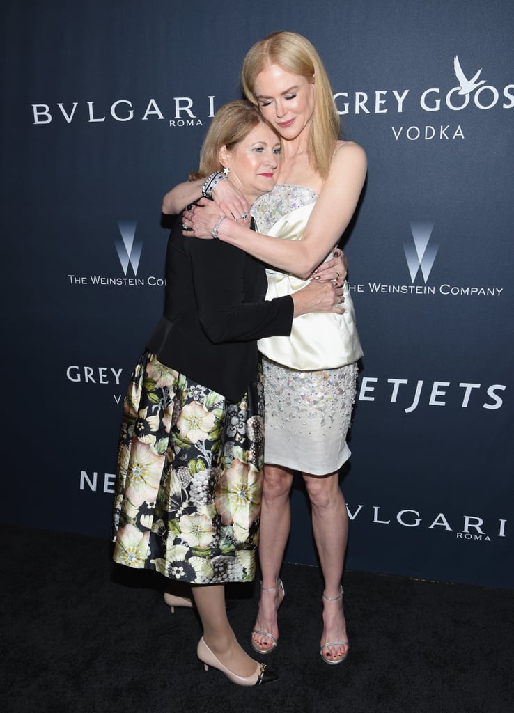Pictured: Sue Brierley and Nicole Kidman