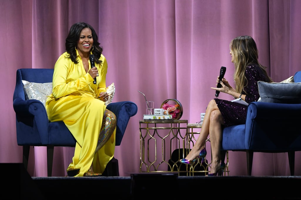 Michelle Obama Balenciaga Boots December 2018