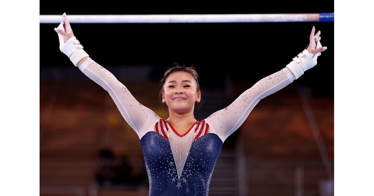 American Sunisa Lee at the Tokyo Olympics Women's Gymnastics All-Aroun...