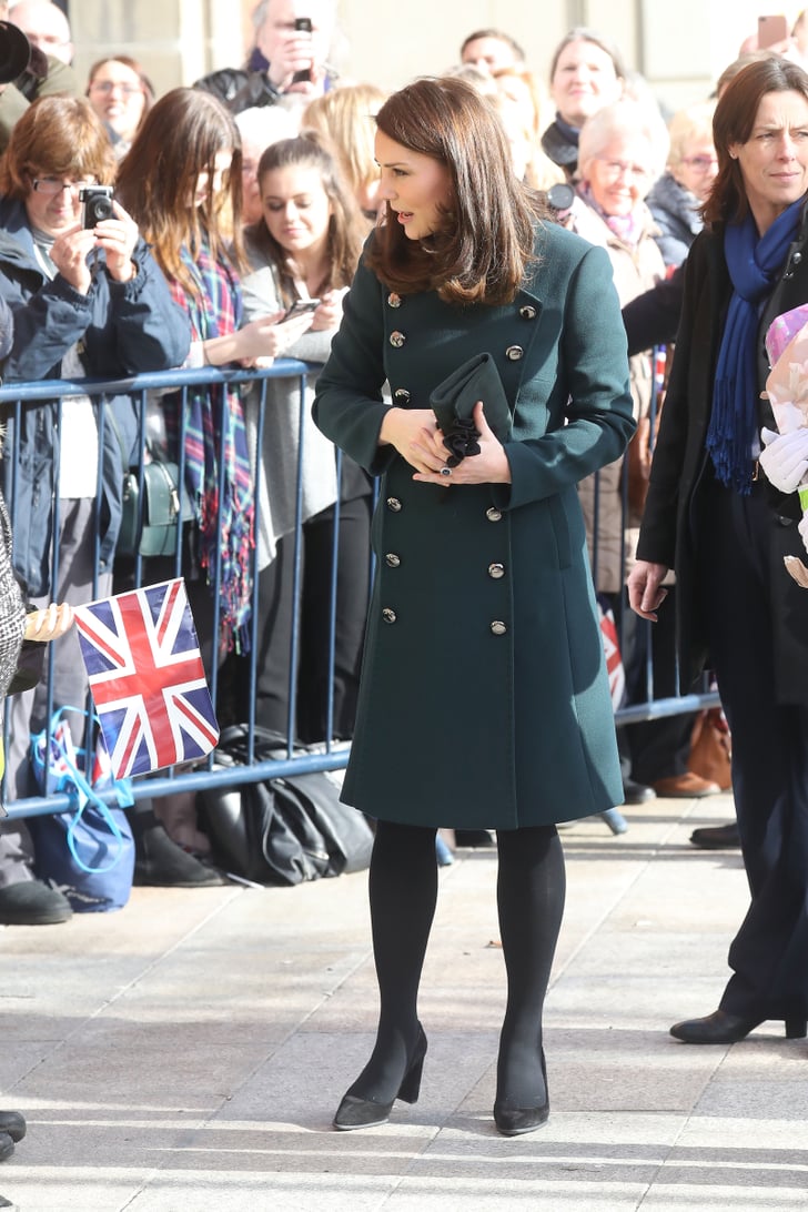 Kate Middleton's Green Dolce & Gabbana Coat | POPSUGAR Fashion Photo 8