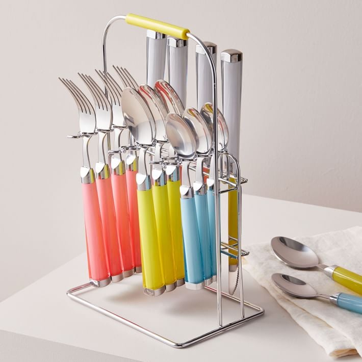 West Elm Color Pop Flatware Caddy