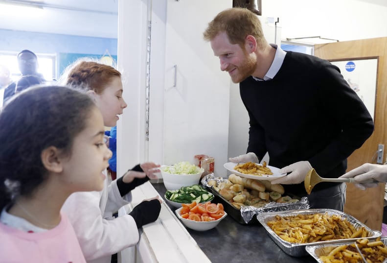 When He Served Kids Lunch During His Fit and Fed Visit