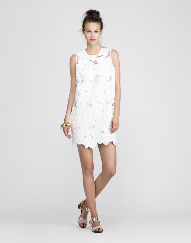 Cynthia Rowley Oversized Floral Lace Sleeveless Shift Dress ($450 ...