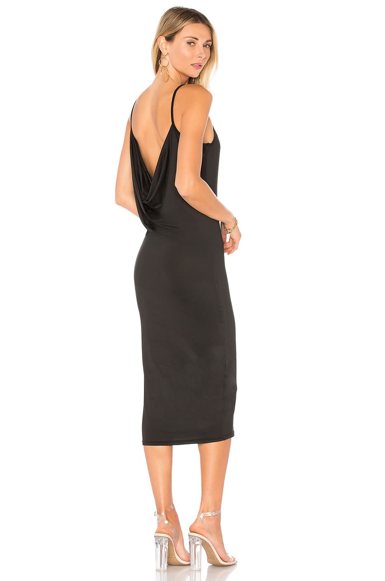 By the Way. Aubrie Cowl-Back Midi Dress