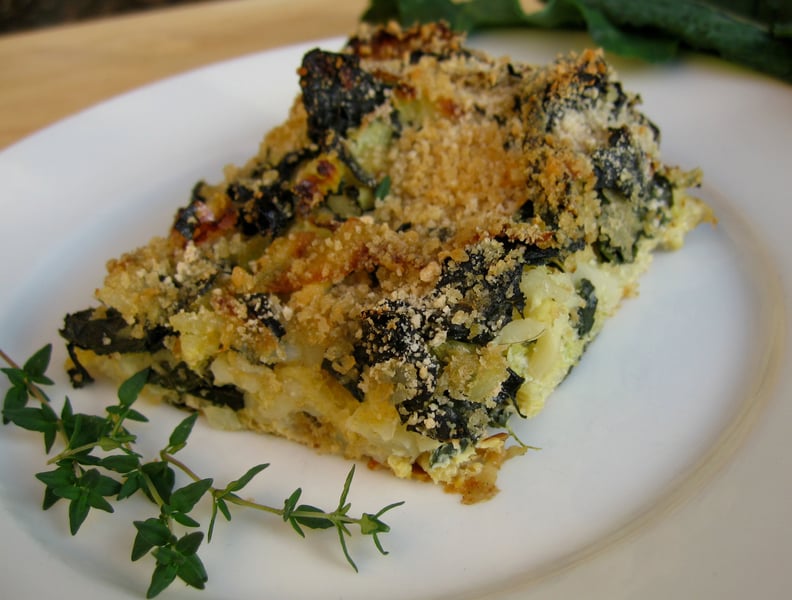 Provencal Kale and Cabbage Gratin