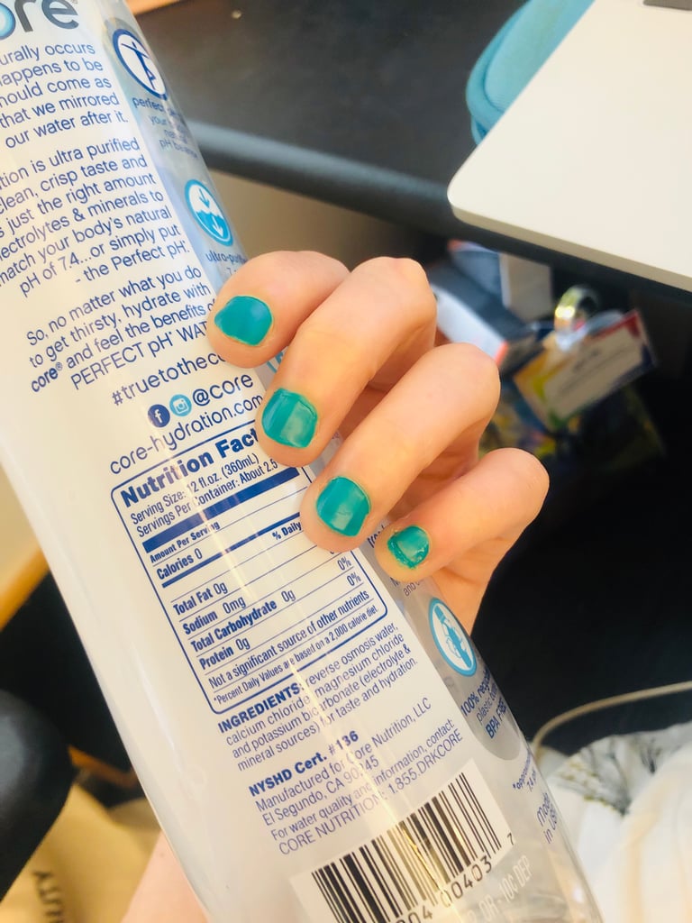 Neon Teal Nail Polish