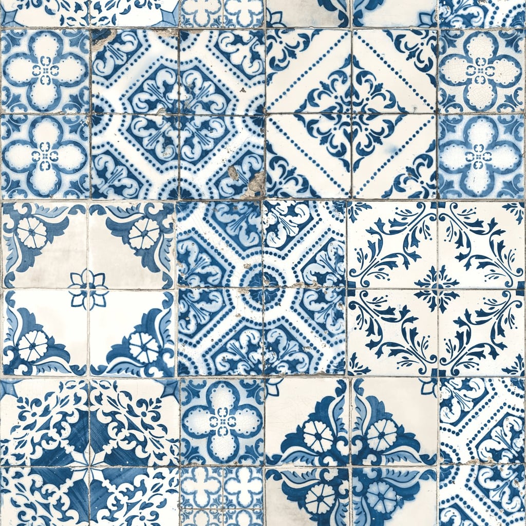 RoomMates Mediterranian Tile Peel and Stick Wallpaper