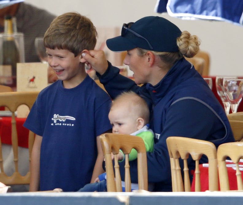 James, Viscount Severn and Zara Tindall