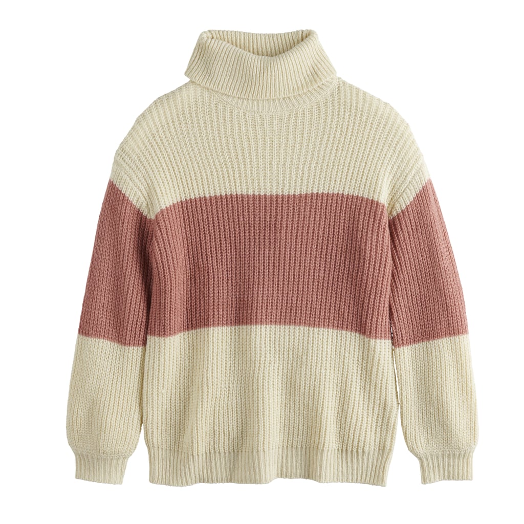 Popsugar Oversized T-Neck Sweater
