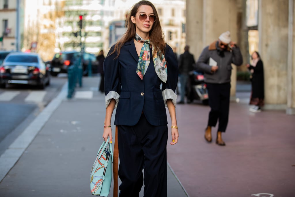 How to Wear a Scarf Outfit Ideas POPSUGAR Fashion