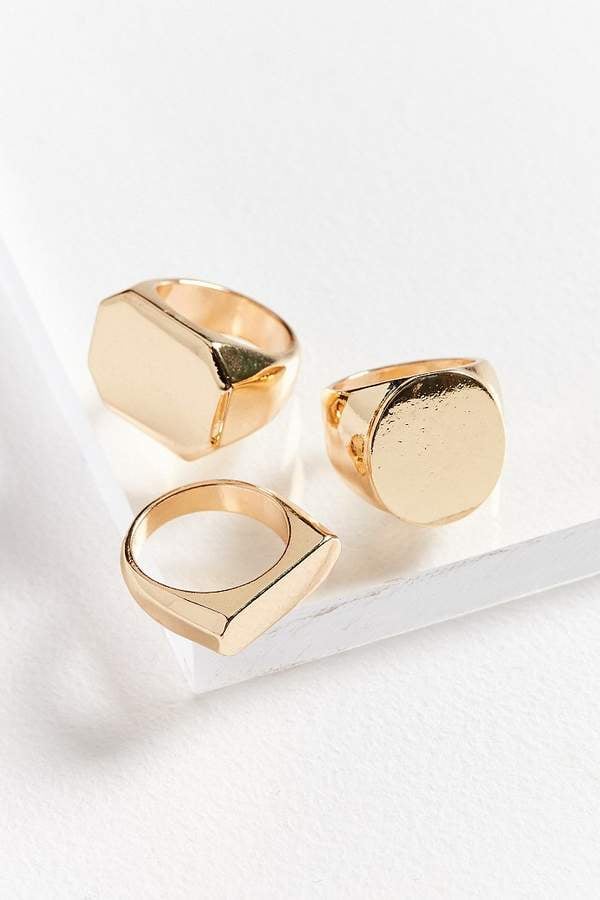Urban Outfitters Signet Ring Set
