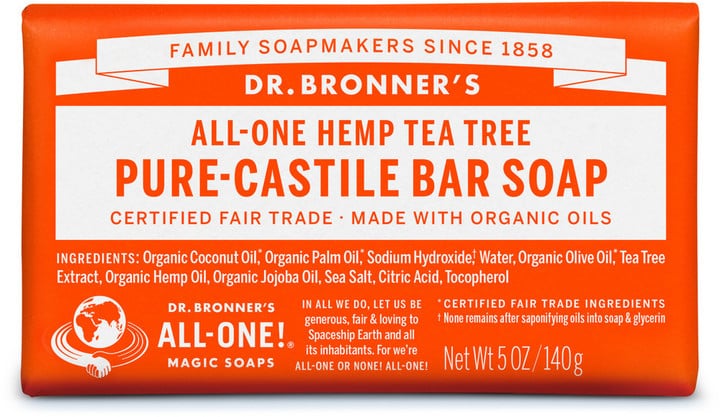 Dr. Bronner's Pure-Castile Bar Soap