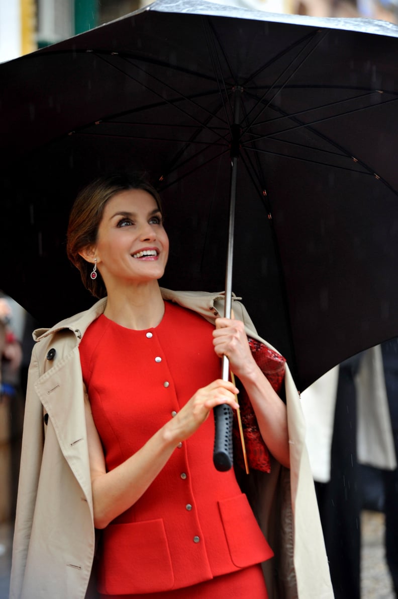 Rain Shouldn't Get in the Way of Wearing Bright, Summery Colors