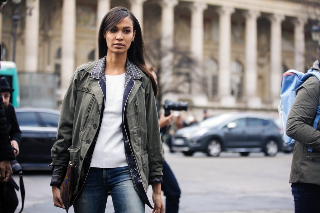 At the Mugler show in Paris on March 5.