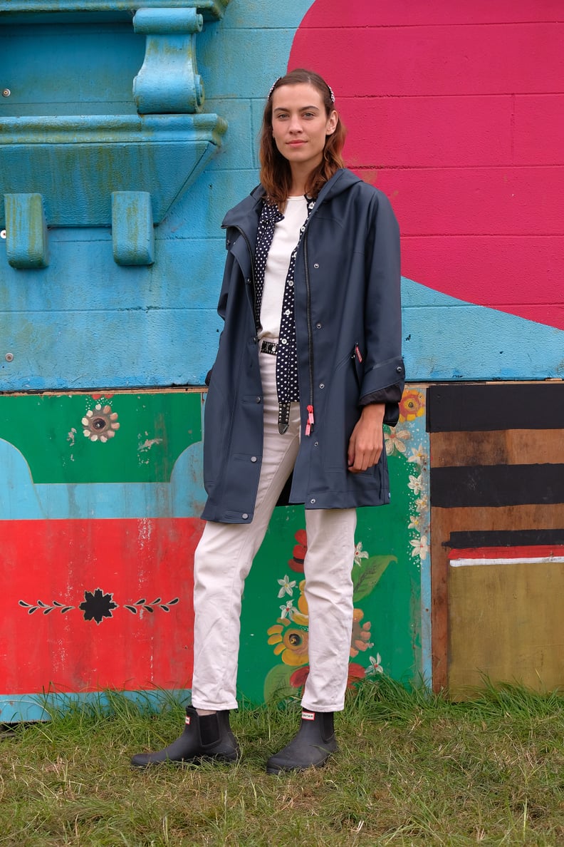 Alexa Chung at Glastonbury 2017