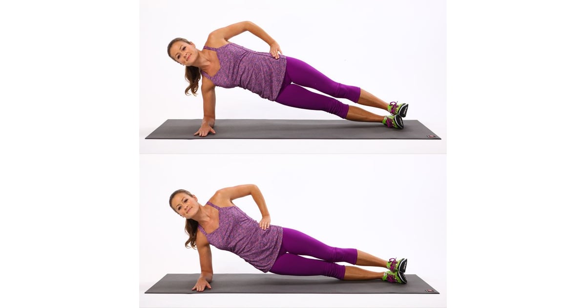 Side Plank Dips 15105 Bodyweight Workout POPSUGAR Fitness Photo 8