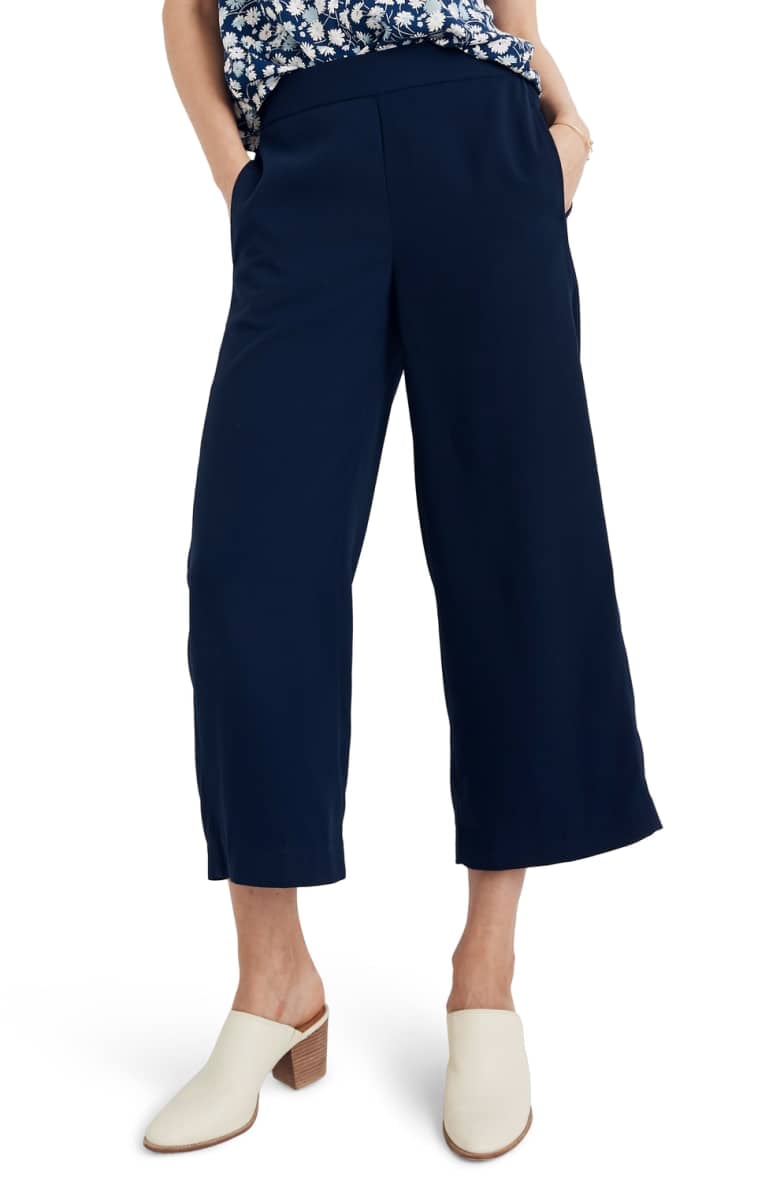 Madewell Huston Pull-On Crop Pants