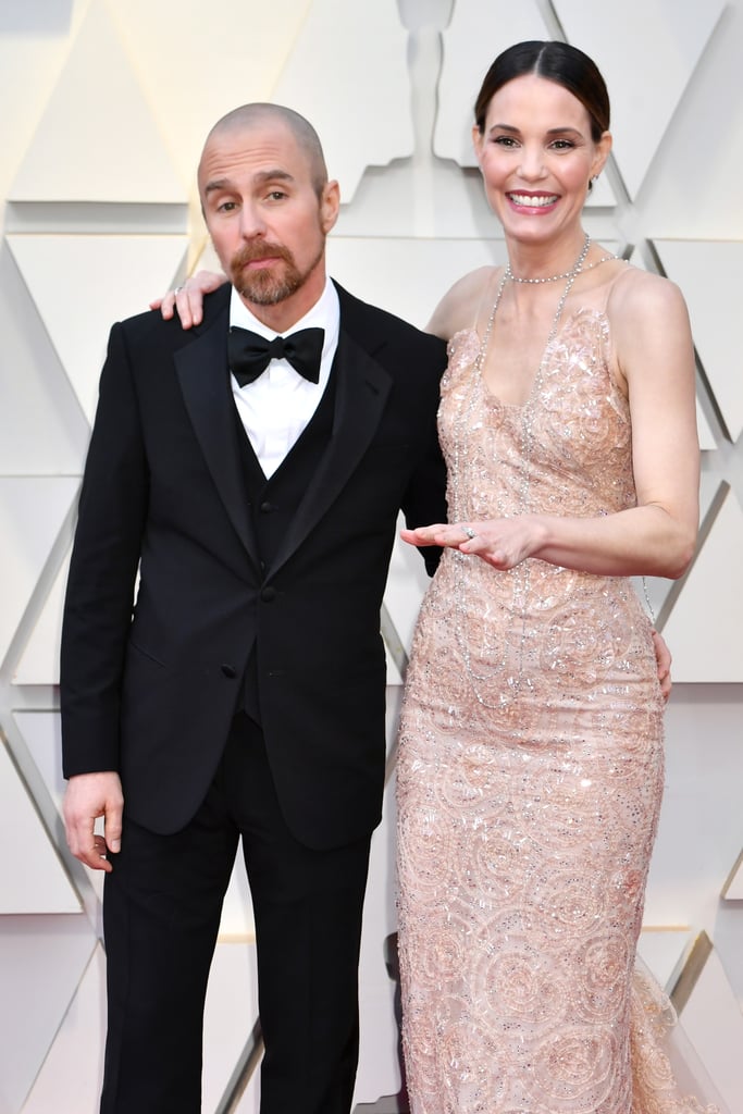 Sam Rockwell and Leslie Bibb at the 2019 Oscars