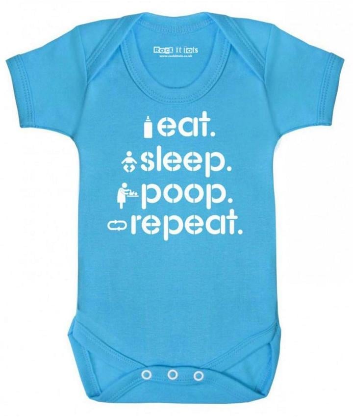 Pink Poodle Boutique Eat Sleep Onesie