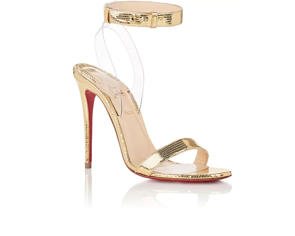 Mascasandal - 85 mm Sandals - Leather - Black - Women - Christian Louboutin  United States