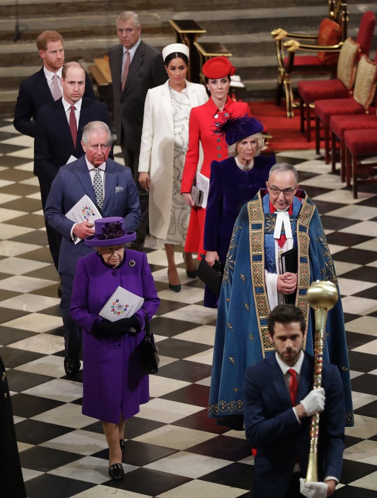 In 2019, the queen was joined by Prince Harry and Prince William at Commonwealth Day service.