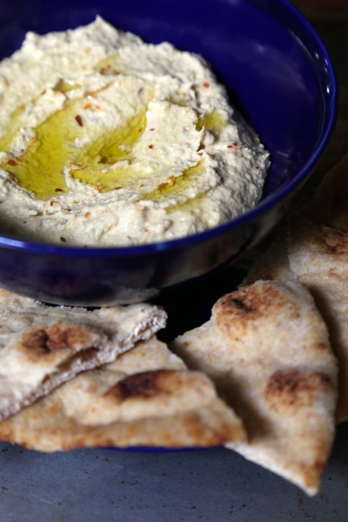 Tex-Mex Hummus With Homemade Pita Chips