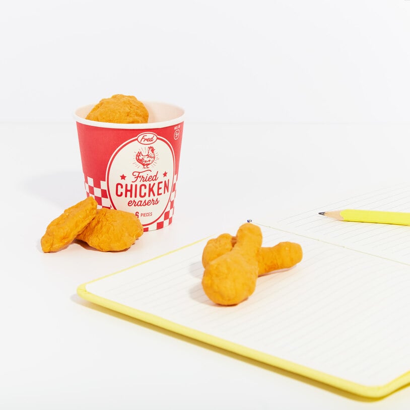 Fried Chicken Erasers