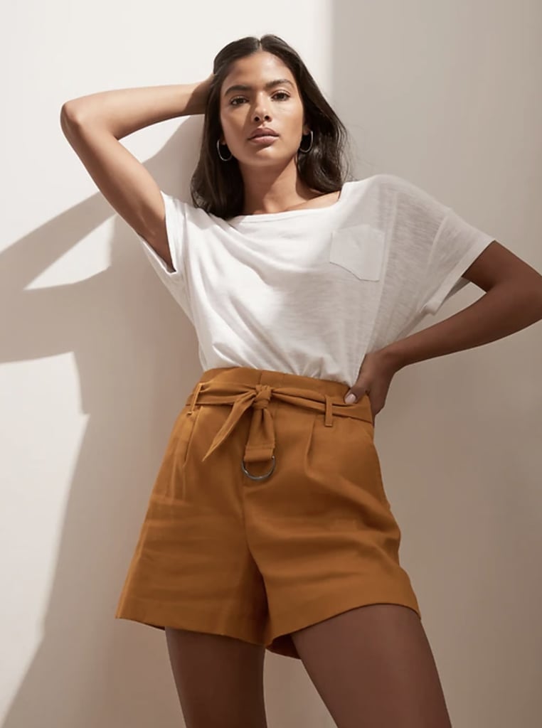 Banana Republic Slub Cotton-Modal Boxy T-Shirt