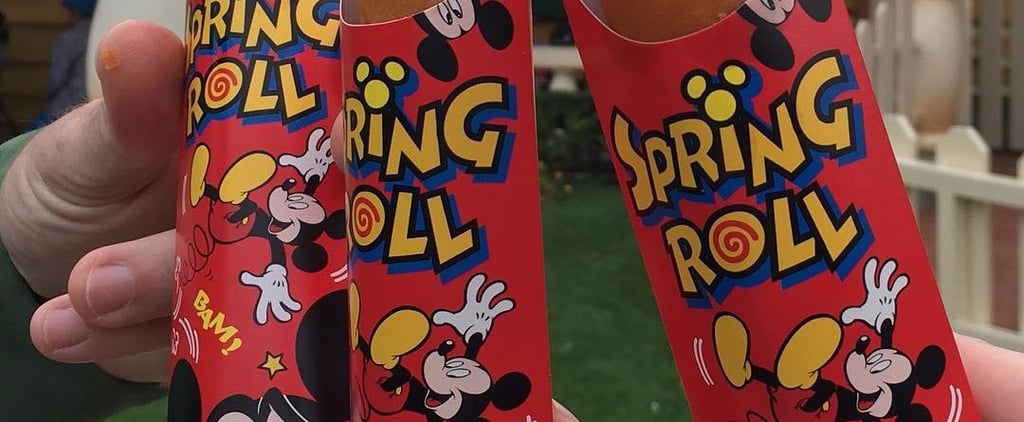 Pizza Spring Rolls at Tokyo Disneyland