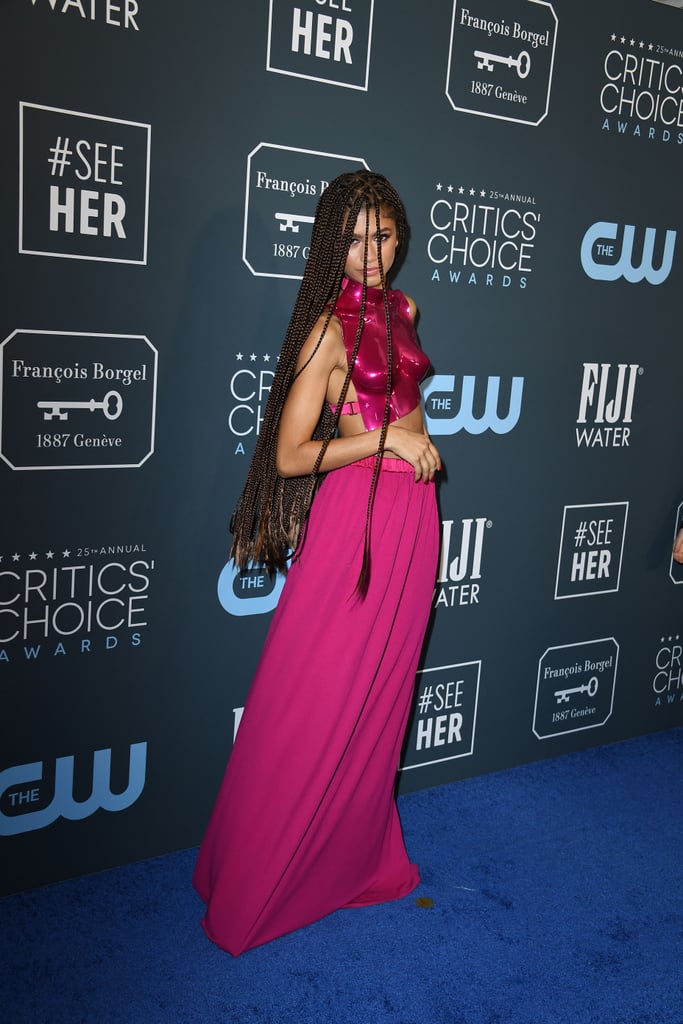 Zendaya's Pink Outfit at the 2020 Critics' Choice Awards