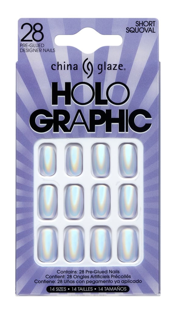 China Glaze Holo Graphic Pre-Glued Nails
