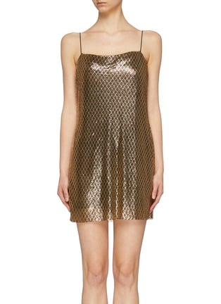 alice and olivia chainmail dress