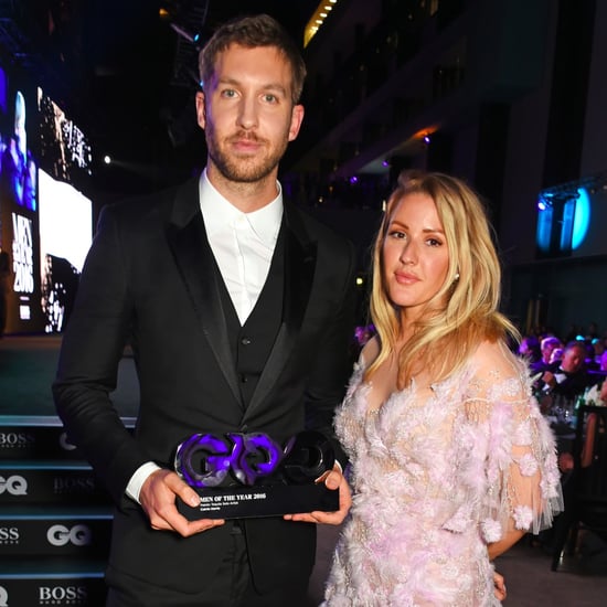 Calvin Harris and Ellie Goulding at GQ Awards September 2016