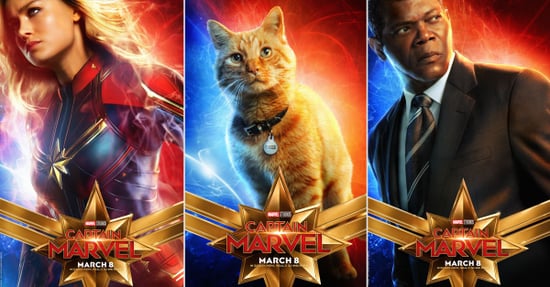 Captain Marvel Character Posters Popsugar Entertainment