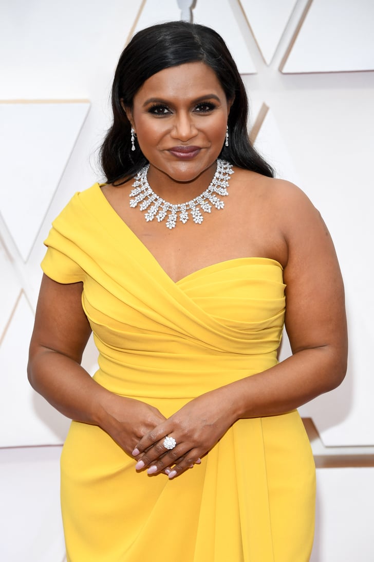 Mindy Kaling's 2020 Oscars Necklace Came With Security POPSUGAR