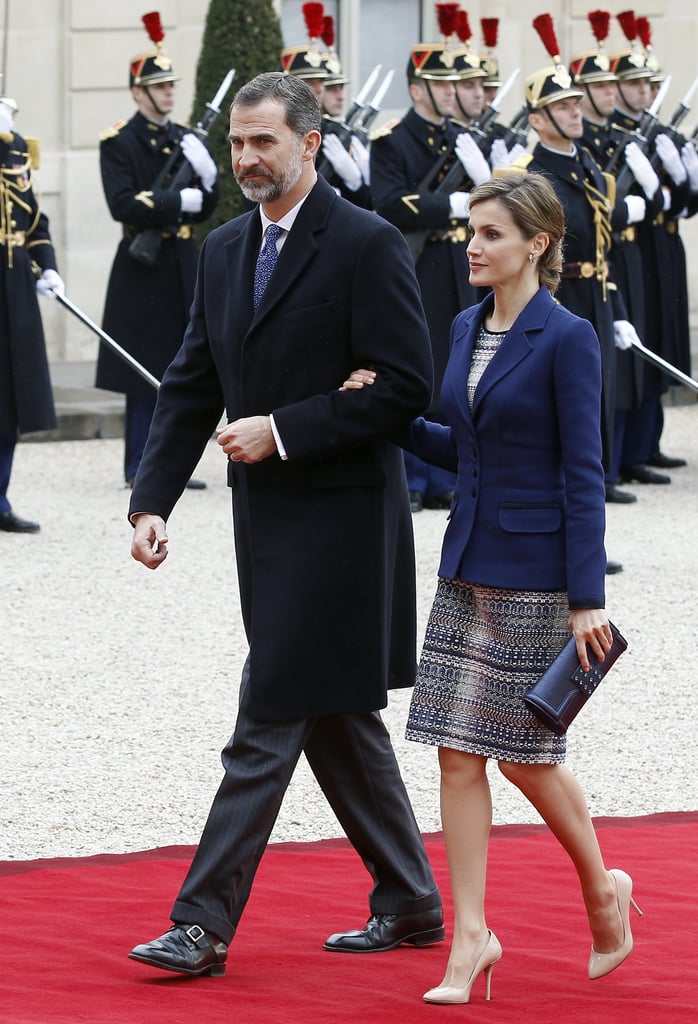 King Felipe VI and Queen Letizia in France March 2015