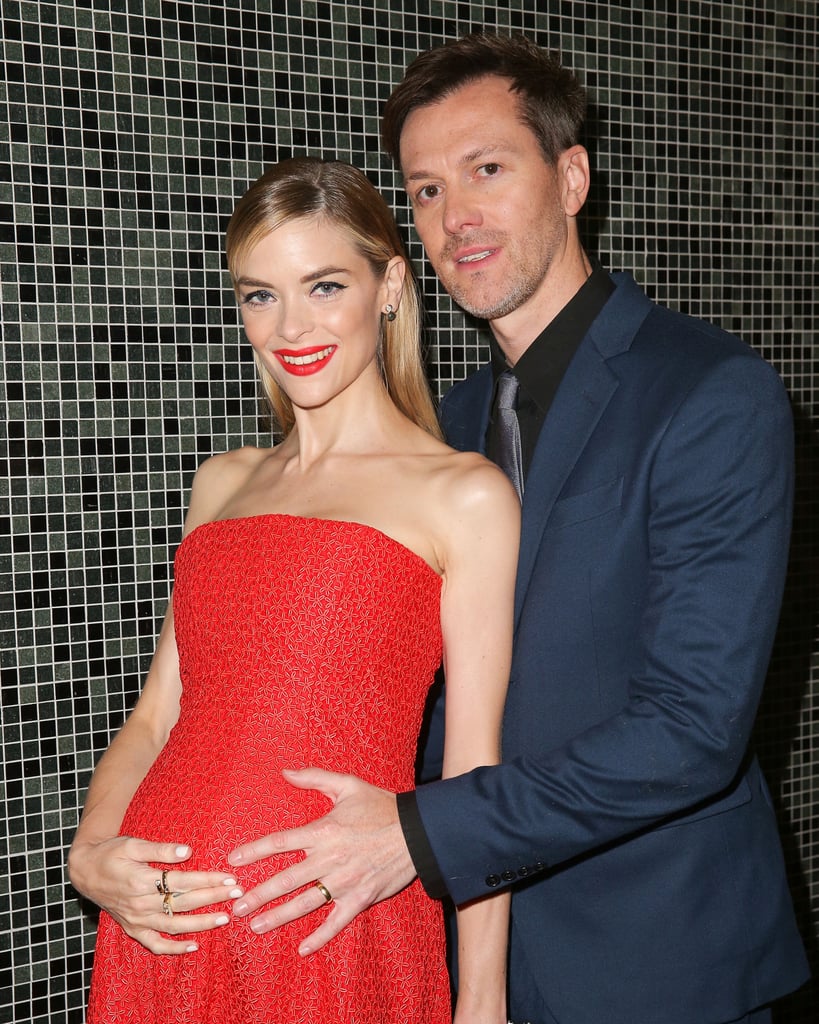 Jaime King With Husband and Son on the Red Carpet