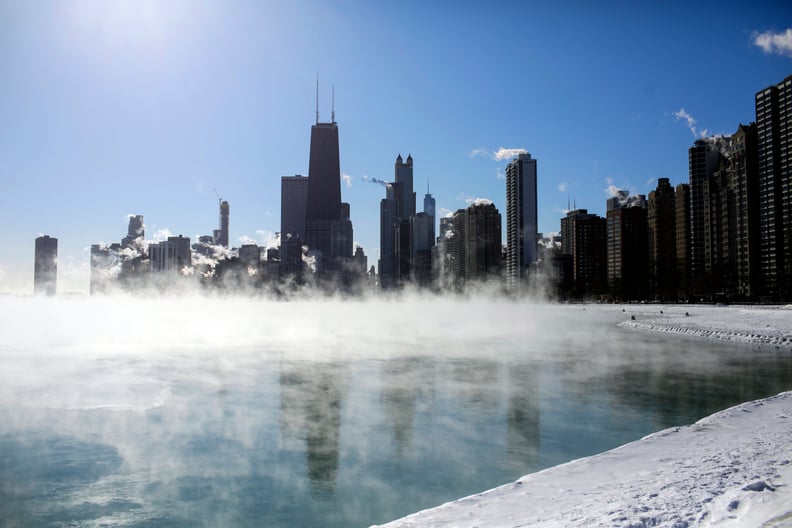 Lake Michigan Was Eerily Foggy