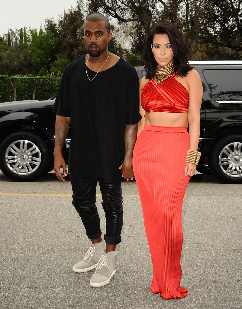 Kim Kardashian's Pleated Set