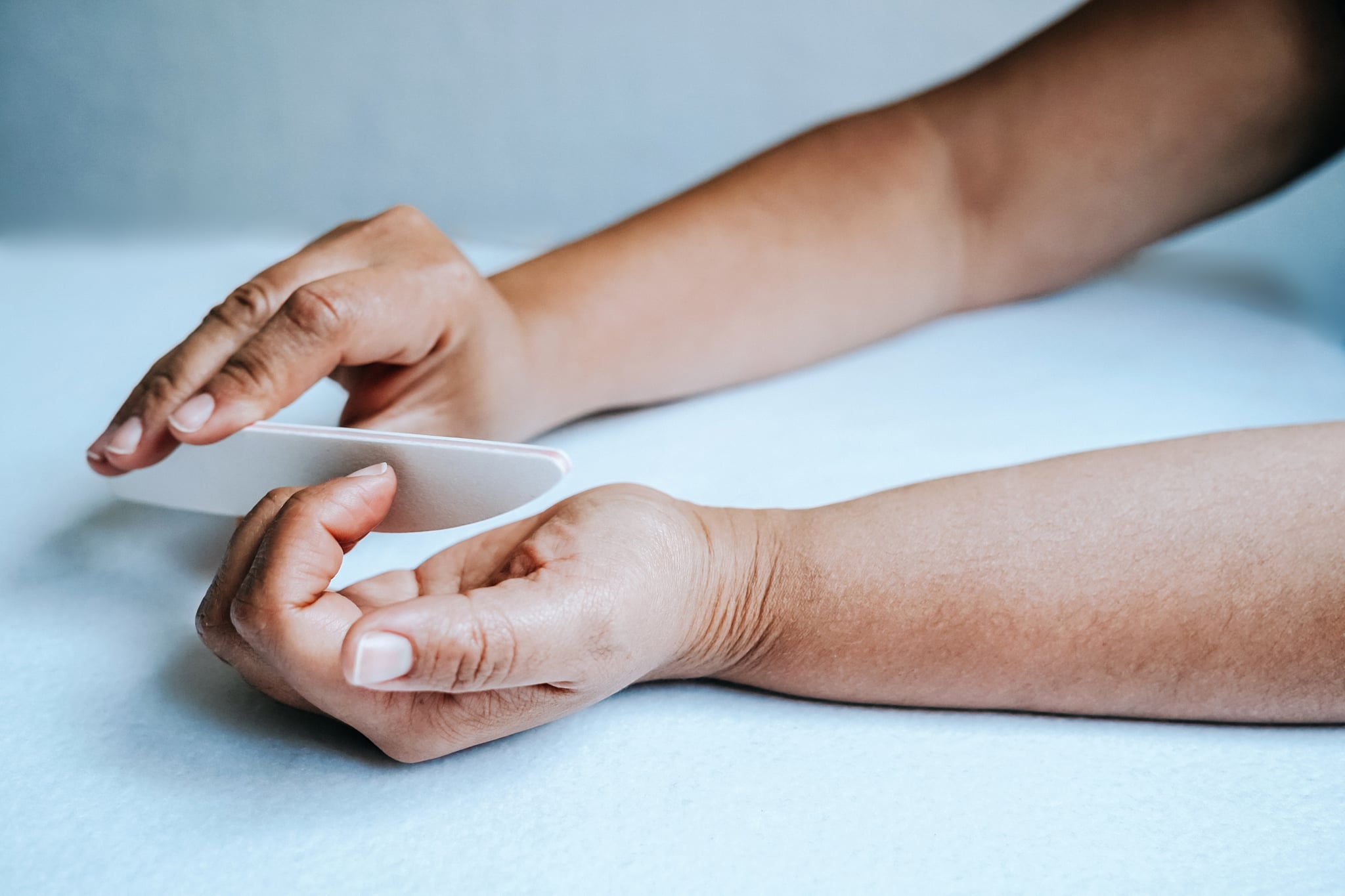 Splinter haemorrhage on fingernail in endocarditis - Stock Image -  M172/0281 - Science Photo Library