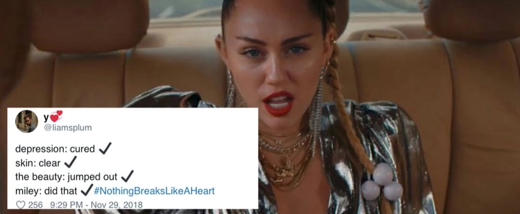Miley Cyrus Nothing Breaks Like a Heart Music Video Tweets