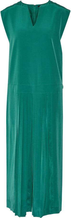 Tibi Simone pleated silk jumpsuit ($565)