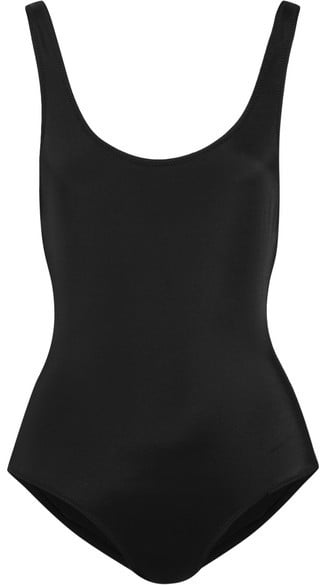 Victoria Beckham Black One Piece Swimsuit | POPSUGAR Fashion