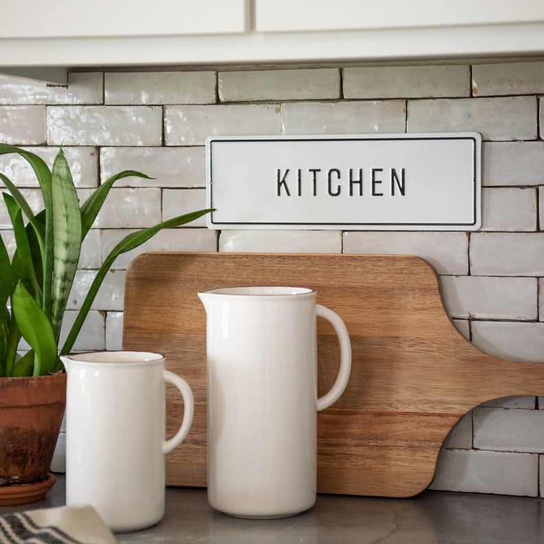 Embossed Metal Kitchen Sign