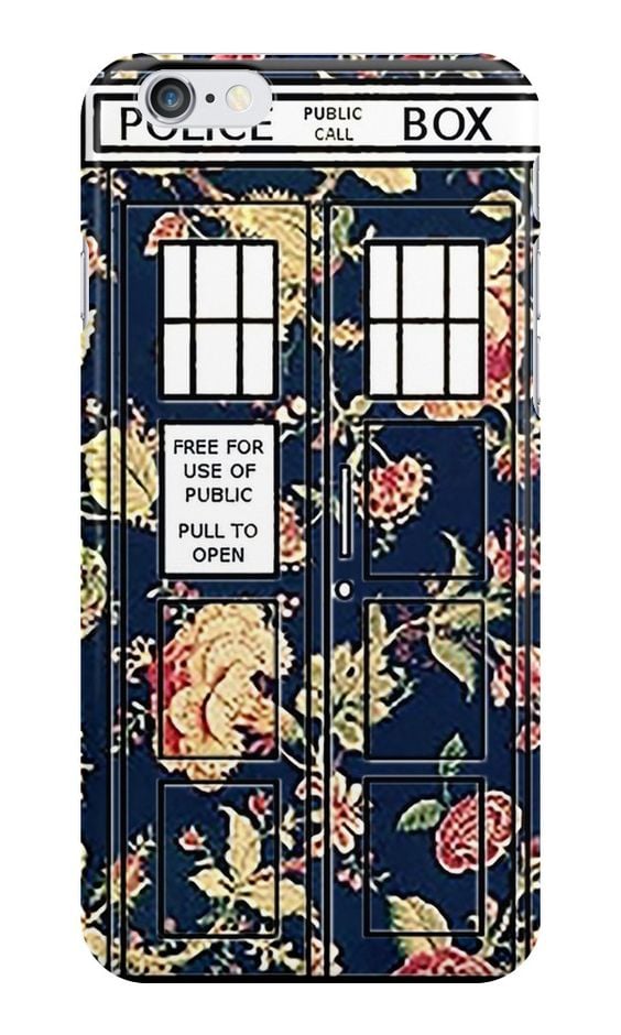 Floral TARDIS case ($25)