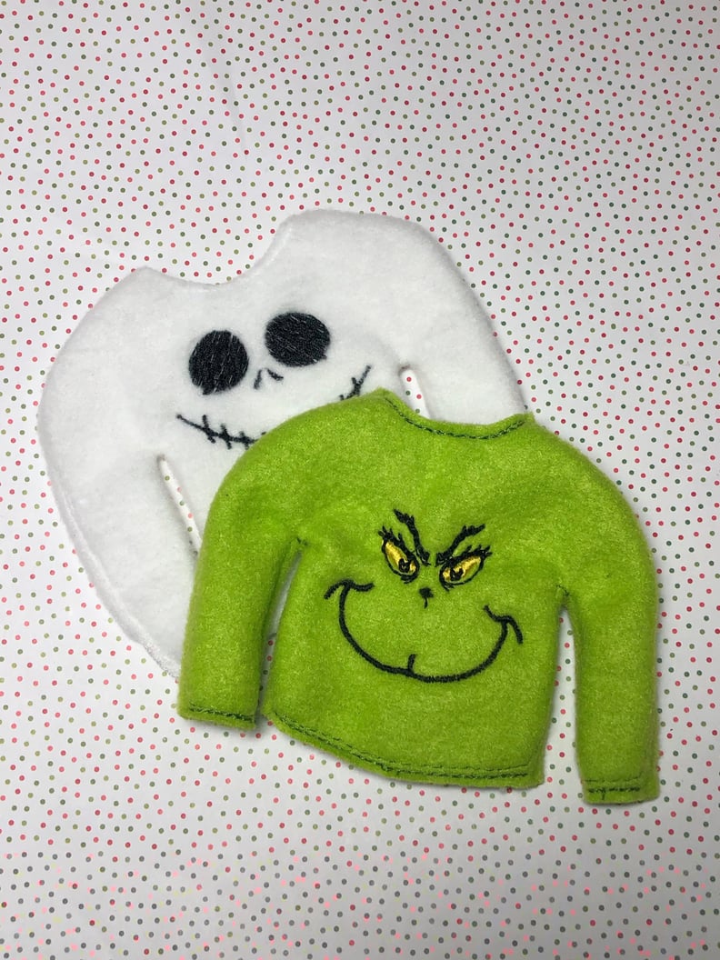 Grinch Elf on the Shelf Sweater