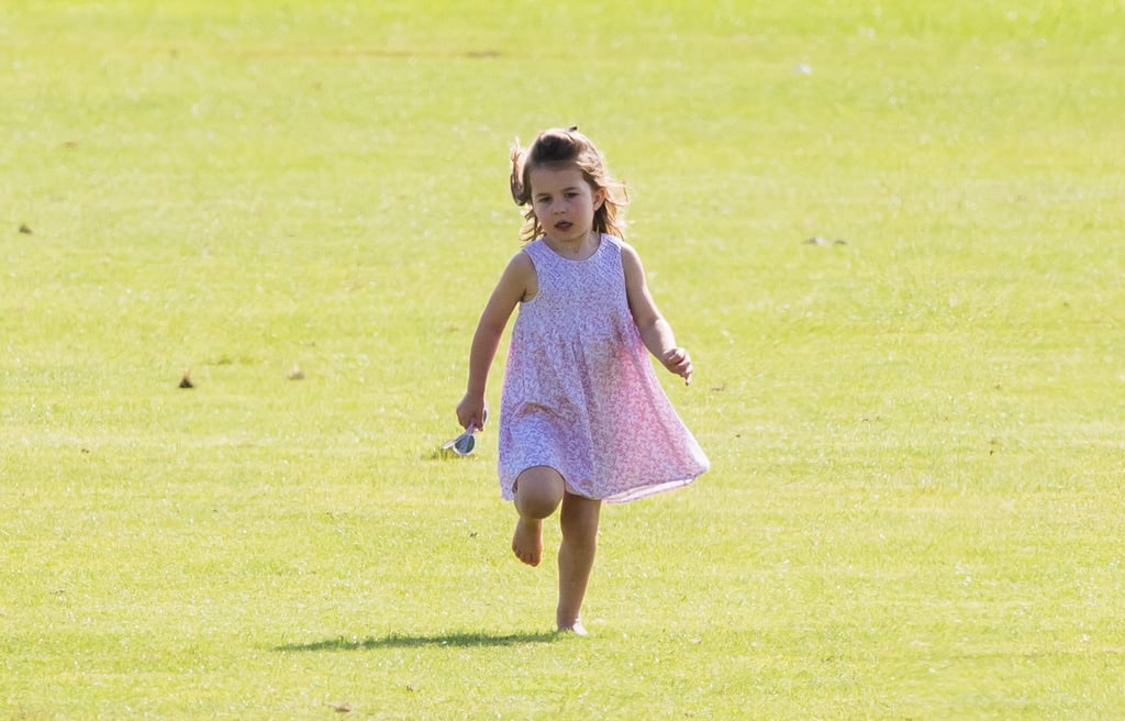 Princess Charlotte Having Fun at Polo Match June 2018