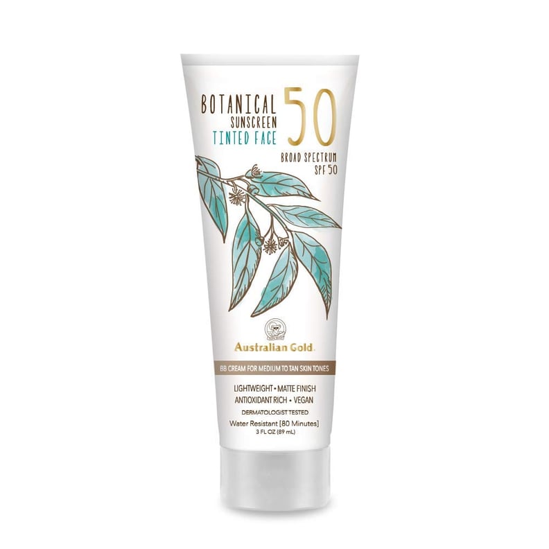 Australian Gold Botanical Sunscreen Tinted Face BB Cream SPF 50
