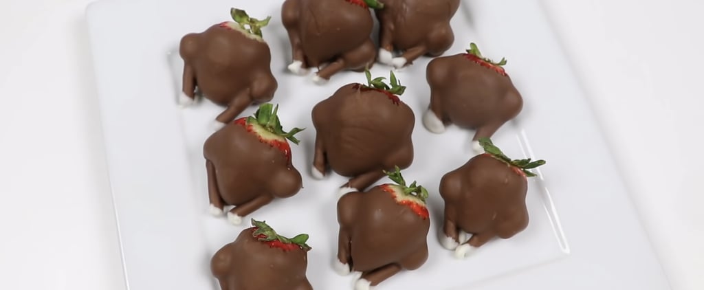 Chocolate Covered Strawberry Turkeys Thanksgiving Recipe
