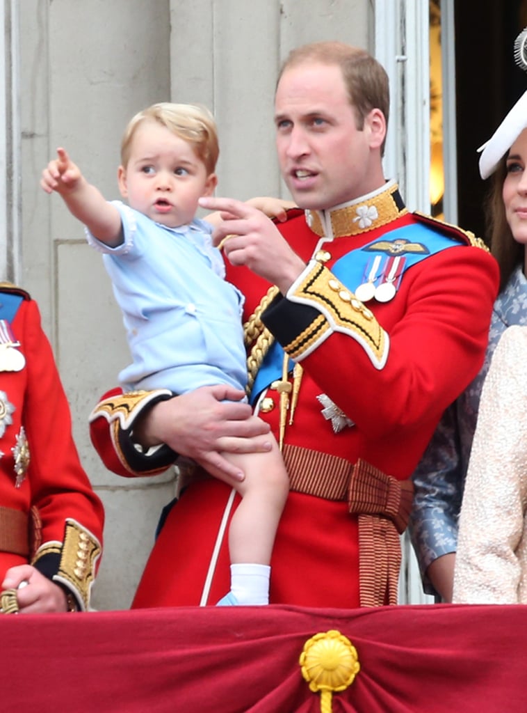 Pictured: Prince George and Prince William.